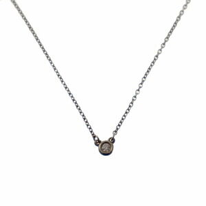 Tiffany & Co By the Yard Necklace single diamond crafted Kantei kyoku Kasugai